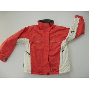 Girls Orange Snowboard Parka Jacket Turbine Performance Boardwear Youth Medium
